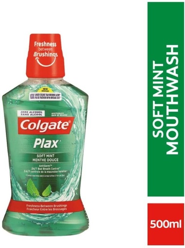 [MWAH2FW3QFDZJBZG] Colgate Mouthwash - Softmint (500 ml)
