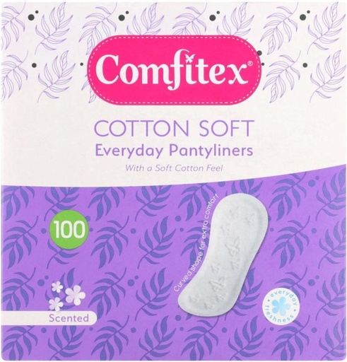 [SPPHFQYCGDTYEQKG] Comfitex Pantyliners Deo Pantyliner (Pack of 100)