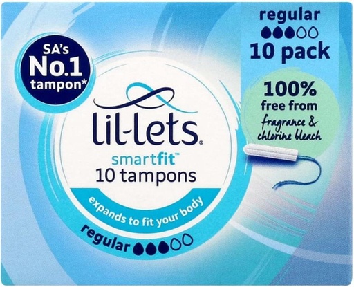 [TPNH2YWJUNGHATTD] Lil-Lets Smartfit Regular Tampons (Pack of 10)