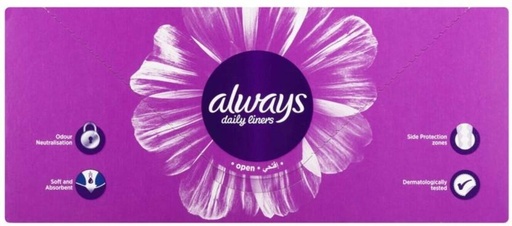 [SPPHB2FZASJGZHPB] Always Everyday Pantyliners Large Pantyliner (Pack of 16)
