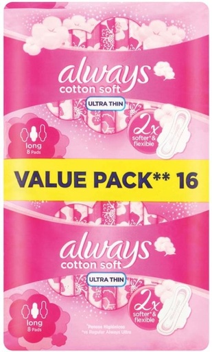 [SPPHB2FWSQE9NV7V] Always Sensitive Sanitary Pads Super Sanitary Pad (Pack of 16)