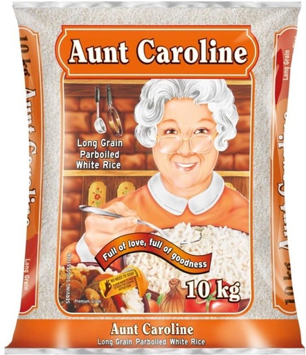[RICH26RXBRGHYQCQ] Aunt Caroline Long Grain Rice (Long Grain, Parboiled) (10 kg)