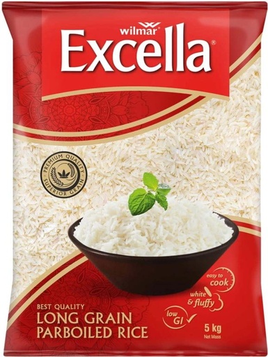 [RICH26RXRKGNFYG2] Excella Long Grain Rice (Long Grain, Parboiled) (5 kg)