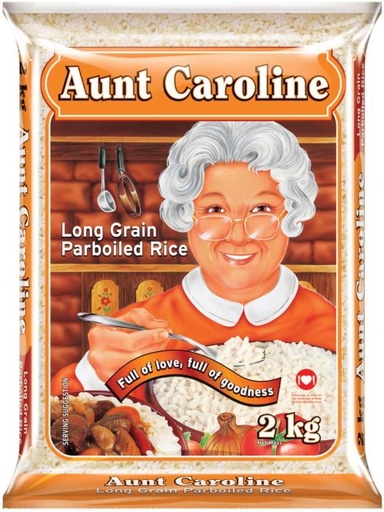 [RICH26RXJACVVHST] Aunt Caroline Boiled Rice (Long Grain, Parboiled) (2 kg)