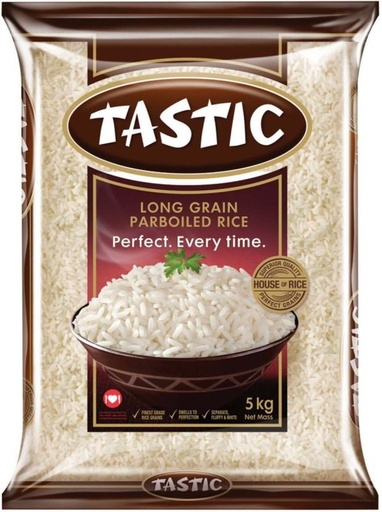 [RICH26RXFSJFABHH] Tastic Boiled Rice (Long Grain, Parboiled) (5 kg)