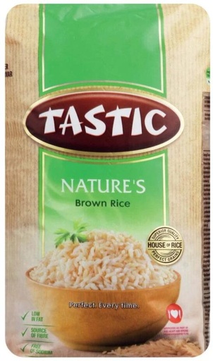 [RICH26RX7UTVBAHP] Tastic Natures Brown Long Grain Rice (Long Grain, Raw) (1 kg)