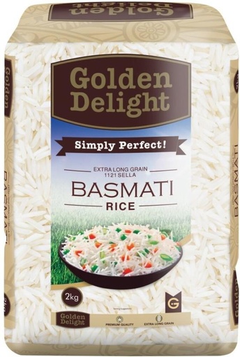 [RICH9QSPFF5TPB2B] Golden Delight Premium Quality Banskati Rice (Long Grain, Polished) (2 kg)