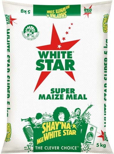 [GMLHFQHXAYU2ZCWP] White Star Super Maize Meal Maize/Corn (5 kg)