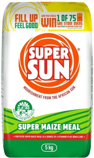 [GMLHFPRKZVRTZQSK] Super Sun Super Maize Meal Maize/Corn (5 kg)