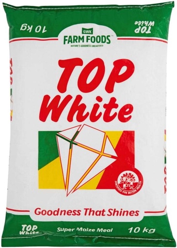 [GMLHFQHZABWUEZKZ] Top White Super Maize Meal Maize/Corn (10 kg)