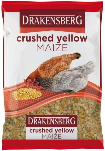 [GMLHFQHSBXYHXUN3] Drakensberg Crushed Yellow Maize Maize/Corn (10 kg)