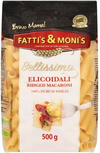 [PSTHFZSETYRJX89H] Fatti'S & Moni'S Bellissimo Durum Wheat Regular Pasta (500 g)
