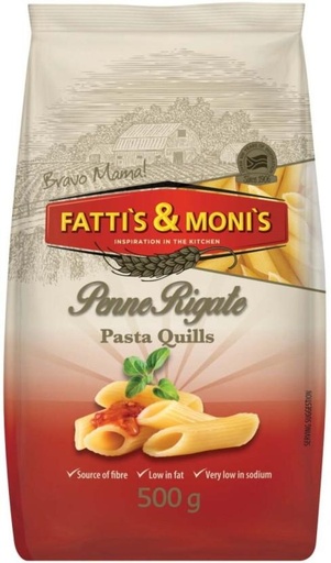 [PSTHFZSEBPEPUYTQ] Fatti'S & Moni'S Penne Rigate Regular Pasta (Pack of 20, 500 g)