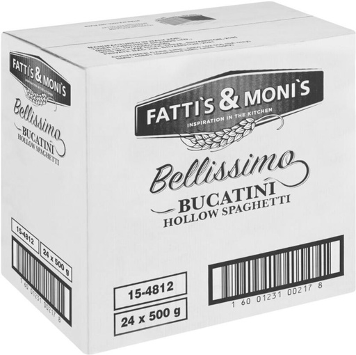 [PSTHFZSEHDBHQWHW] Fatti'S & Moni'S Bellissimo Durum Wheat Regular Pasta (Pack of 24, 500 g)