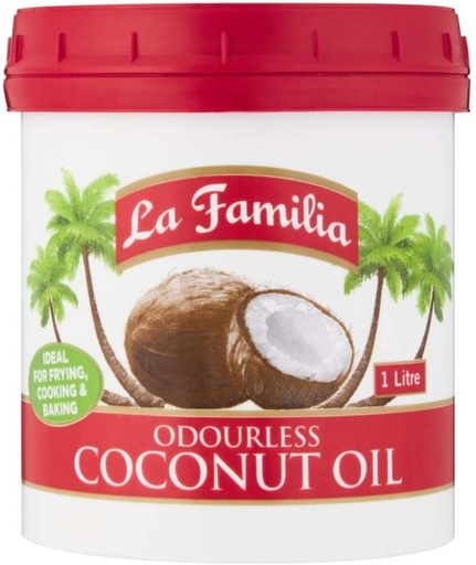 [EDOH26TKZS4GMJEM] La Familia Odourless Coconut Oil Jar (1 L)