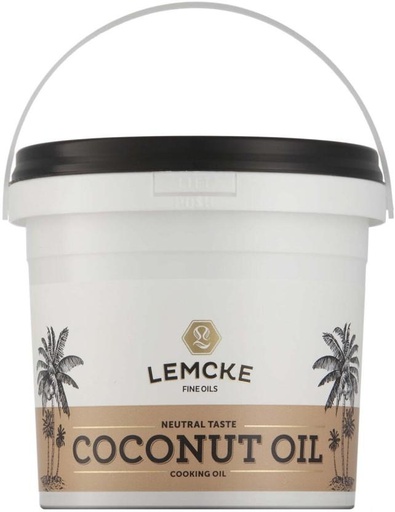 [EDOH26TSFEGCZWHH] Lemcke Neutral Taste Coconut Oil Plastic Bucket (1 L)
