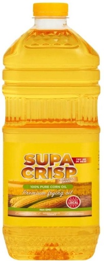 [EDOH4V9QTGSY9GZV] Supa Crisp 100% Pure Premium Corn Oil Plastic Bottle (12 x 2 L)
