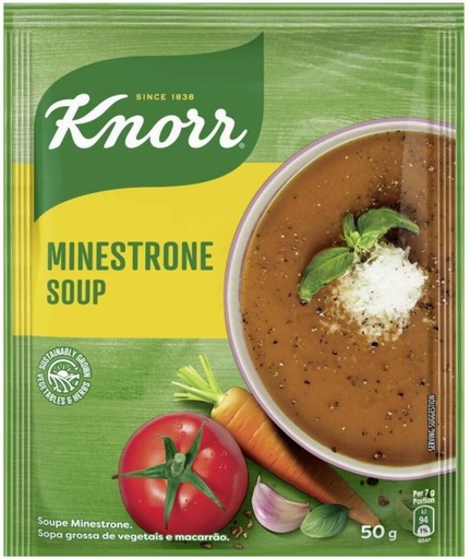 [SOUHFTC2NNHGPRPF] Knorr Minestrone Soup (50 g)