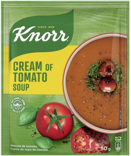 [SOUHFTC2WHYFQF96] Knorr Cream of Tomato Soup (50 g)