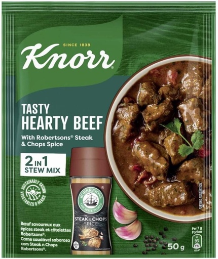 [SOUHFTCDQ8RQQRHG] Knorr Tasty Hearty Beef (Pack of 10, 50 g)