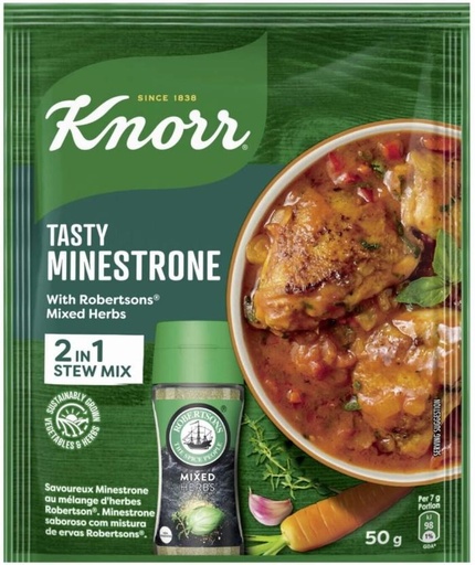 [SOUHFTCDE2UGCWKW] Knorr Tasty Minestrone (Pack of 10, 50 g)