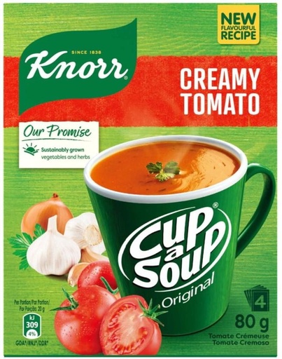 [SOUHFTC2YUXHEQP9] Knorr Creamy Tomato Cup A Soup (80 g)