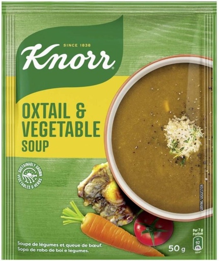 [SOUHFTCDZ2DY9QEG] Knorr Oxtail & Vegetable Soup (50 g)