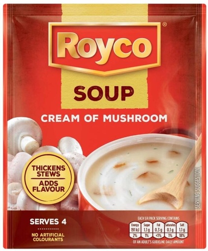 [SOUHFTC2MJAZSHJM] Royco Cream of Mushroom Soup (50 g)