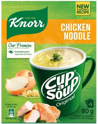 [SOUHFTCDGHWPTVS3] Knorr Chicken Noodle Cup A Soup (Pack of 10, 80 g)