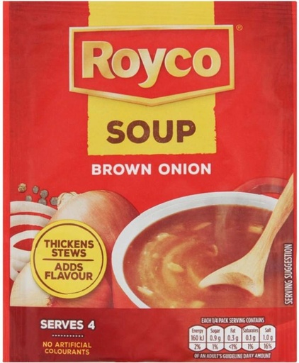 [SOUHFTC23EMKJW9X] Royco Brown Onion Soup (55 g)