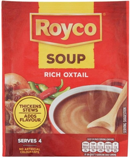 [SOUHFTCDFRPRP9CY] Royco Rich Oxtail Soup (Pack of 10, 50 g)