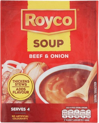[SOUHFTCDZHZQUPDM] Royco Beef & Onion Soup (50 g)