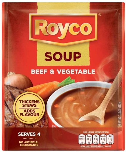 [SOUHFTCDFJXZJXQZ] Royco Beef & Vegetable Soup (50 g)