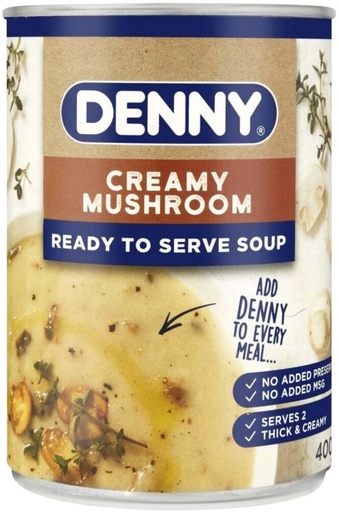 [SOUHFTC2ZZHXS7H6] Denny Creamy Mushroom Soup (400 g)