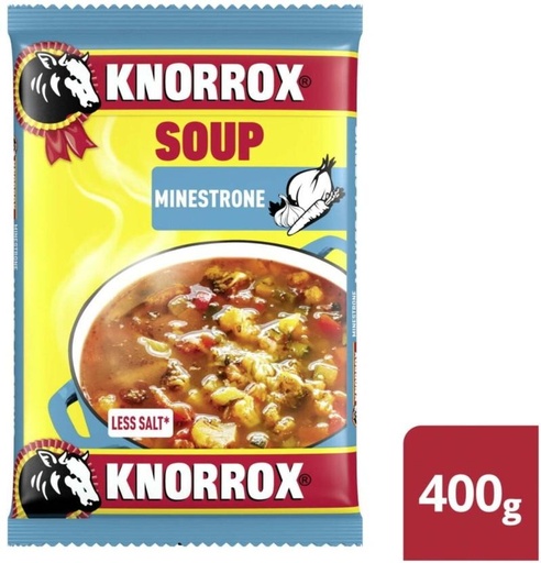 [SOUH7SKUTZ5MVVZW] Knorrox Minestrone Soup (Pack of 5, 400 g)