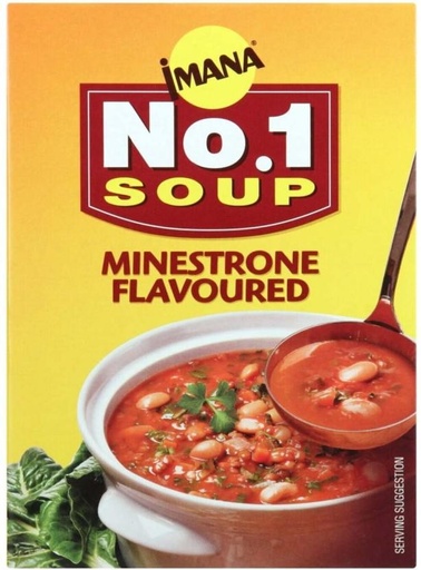 [SOUHFTCQGHG8X5M3] Imana Minestrone Flavoured Soup (Pack of 5, 400 g)
