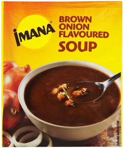 [SOUHFTC2YWGMYBFZ] Imana Brown Onion Flavoured Soup (Pack of 60, 60 g)