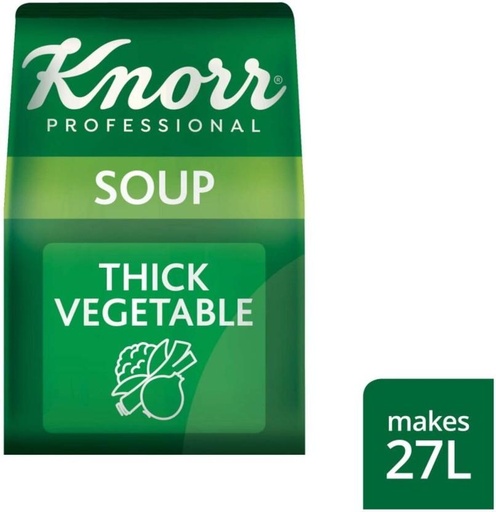 [SOUH7SKUHDA92CFM] Knorr Thick Veg Soup (Pack of 4, 1.6 kg)