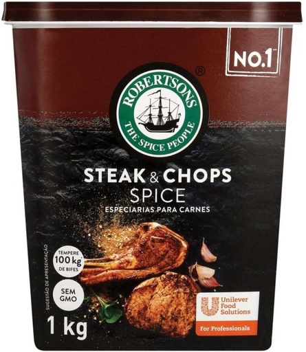 [HBSHFSZPVRMMJBY4] Robertson's Steak & Chops Spice (1 x 1 kg)