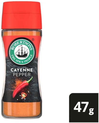 [HBSHFSZGZADQDJ7T] Robertson's Cayenne Pepper (1 x 47 g)