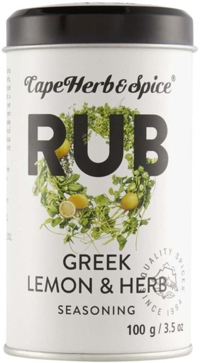 [HBSHFSZPJNWUMDQT] Cape Herb & Spices Greek Lemon And Herb (1 x 100 g)