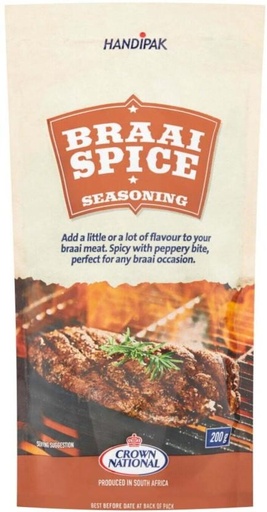 [HBSHFSZP6DBK9GUP] Crown Braai Spice Seasoning (1 x 200 g)