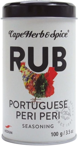 [HBSHFSZPHFBUJAX8] Cape Herb & Spices Rub Portuguese Peri Peri (1 x 100 g)