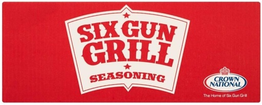 [HBSHFSZPVXKB25XQ] Six Gun Grill Barbecue (6 x 1 kg)