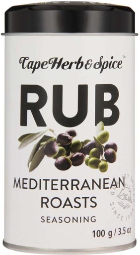 [HBSHFSZPCECDSV5X] Cape Herb & Spices Rub Mediterranean Roast Seasoning (6 x 100 g)