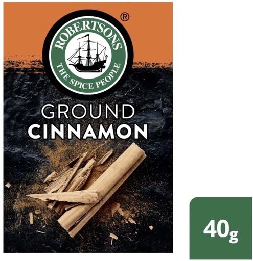 [HBSHFSZPVRNDQQGP] Robertson's Ground Cinnamon (10 x 40 g)