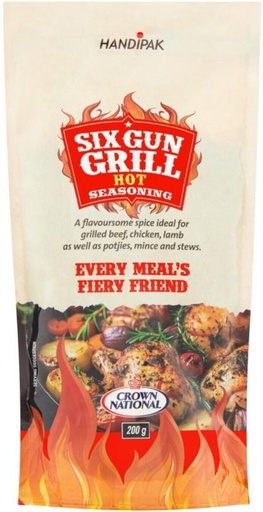 [HBSH9NH7PHFDW96F] Six Gun Grill Grill Seasoning Hot (1 x 200 g)