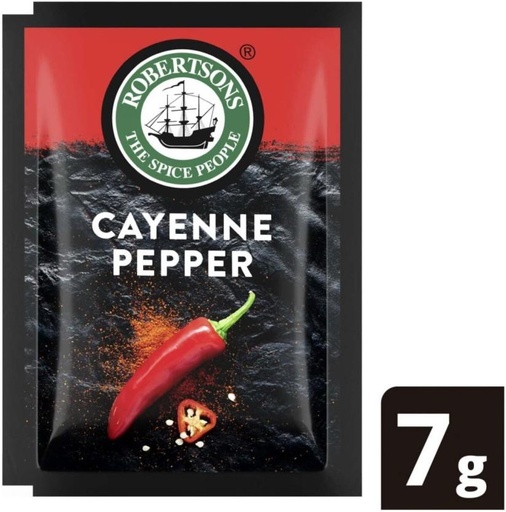 [HBSHFSZPZBTS6QPK] Robertson's Cayenne Pepper (160 x 7 g)