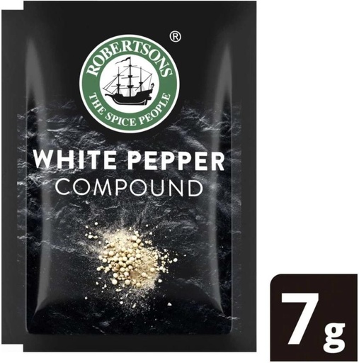 [HBSHFSZGXSWY9ZAN] Robertson's White Pepper Compound (40 x 7 g)