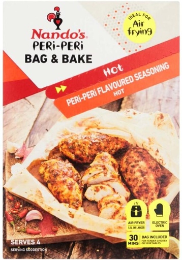 [HBSHB97KMNWCGDUD] Nando's Peri-Peri Bag & Bake Hot Seasoning (1 x 20 g)
